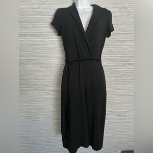 Banana Republic simple black dress.